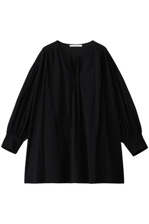 プレインピープル/PLAIN PEOPLEのコットンボイルガーゼタンブラースモックブラウス(110400/110403)