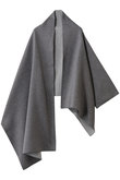 ウールカシミヤダブルクロスジャージ片袖ストール