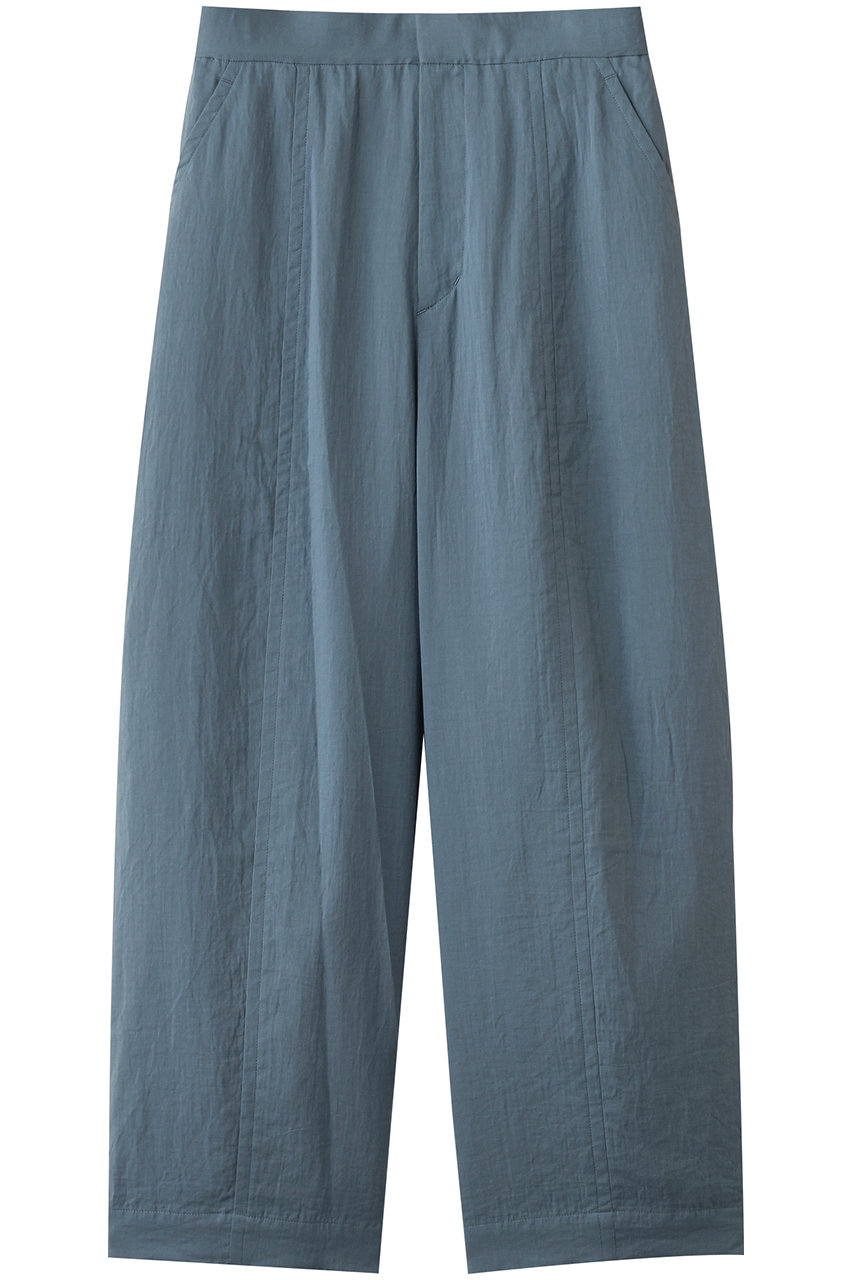PLAIN PEOPLE ダブルガーゼカーブパンツ (ブルーグレー, 3) プレインピープル ELLE SHOP PLAIN PEOPLE ダブルガーゼカーブパンツ (ブルーグレー, 3) プレインピープル ELLE SHOP