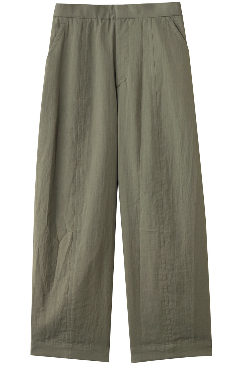 PLAIN PEOPLE ダブルガーゼカーブパンツ (カーキ, 2) プレインピープル ELLE SHOP PLAIN PEOPLE ダブルガーゼカーブパンツ (カーキ, 2) プレインピープル ELLE SHOP
