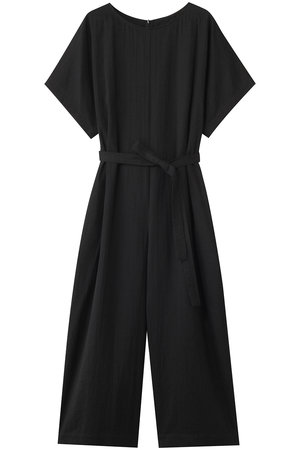 プレインピープル/PLAIN PEOPLEのダブルガーゼウエストベルトオールインワン(110600/110606)