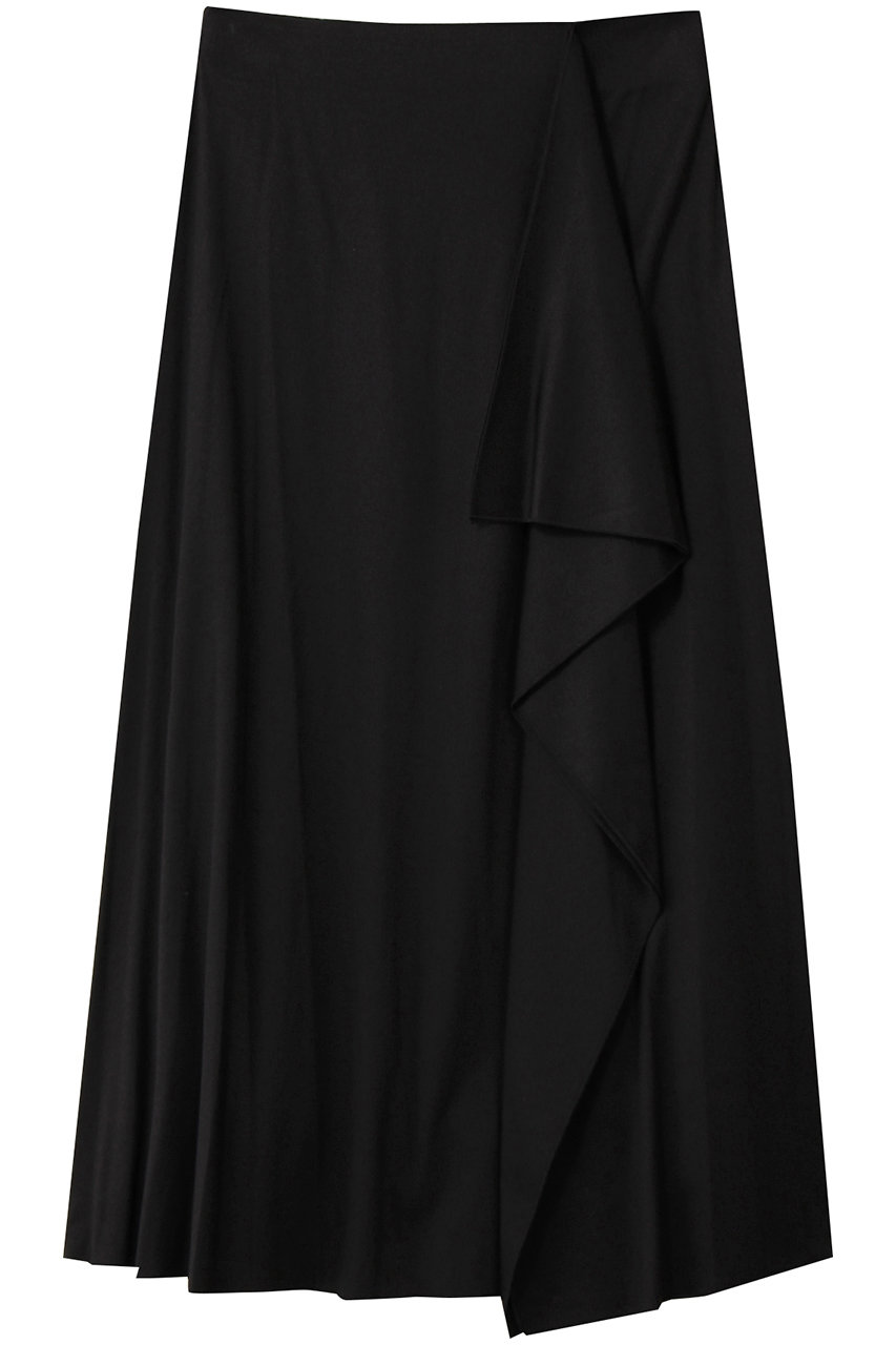 PLAIN PEOPLE 60スムースバイカラースカート (ブラック, 4) プレインピープル ELLE SHOP PLAIN PEOPLE 60スムースバイカラースカート (ブラック, 4) プレインピープル ELLE SHOP