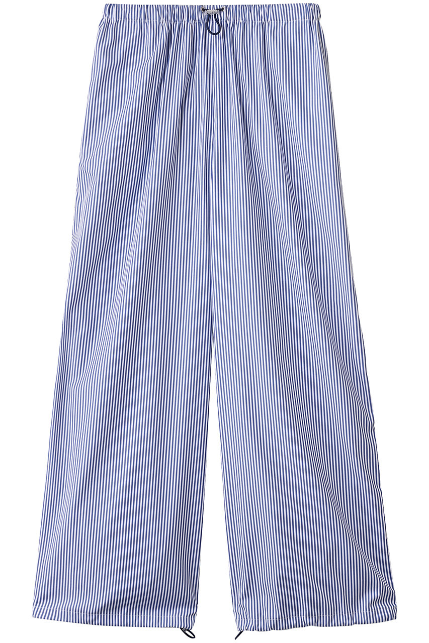 プレインピープル/PLAIN PEOPLEのストライプタイプライターイージーパンツ(ブルーストライプ/A1553FP 133)