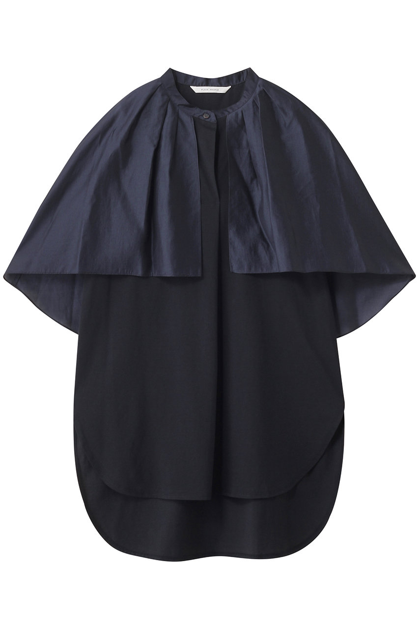 プレインピープル/PLAIN PEOPLEのサイロプレミアムドッキングブラウス(ネイビー/A1553UTS135)