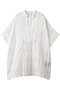 コードチェックワッシャーチュニック プレインピープル/PLAIN PEOPLE ホワイト