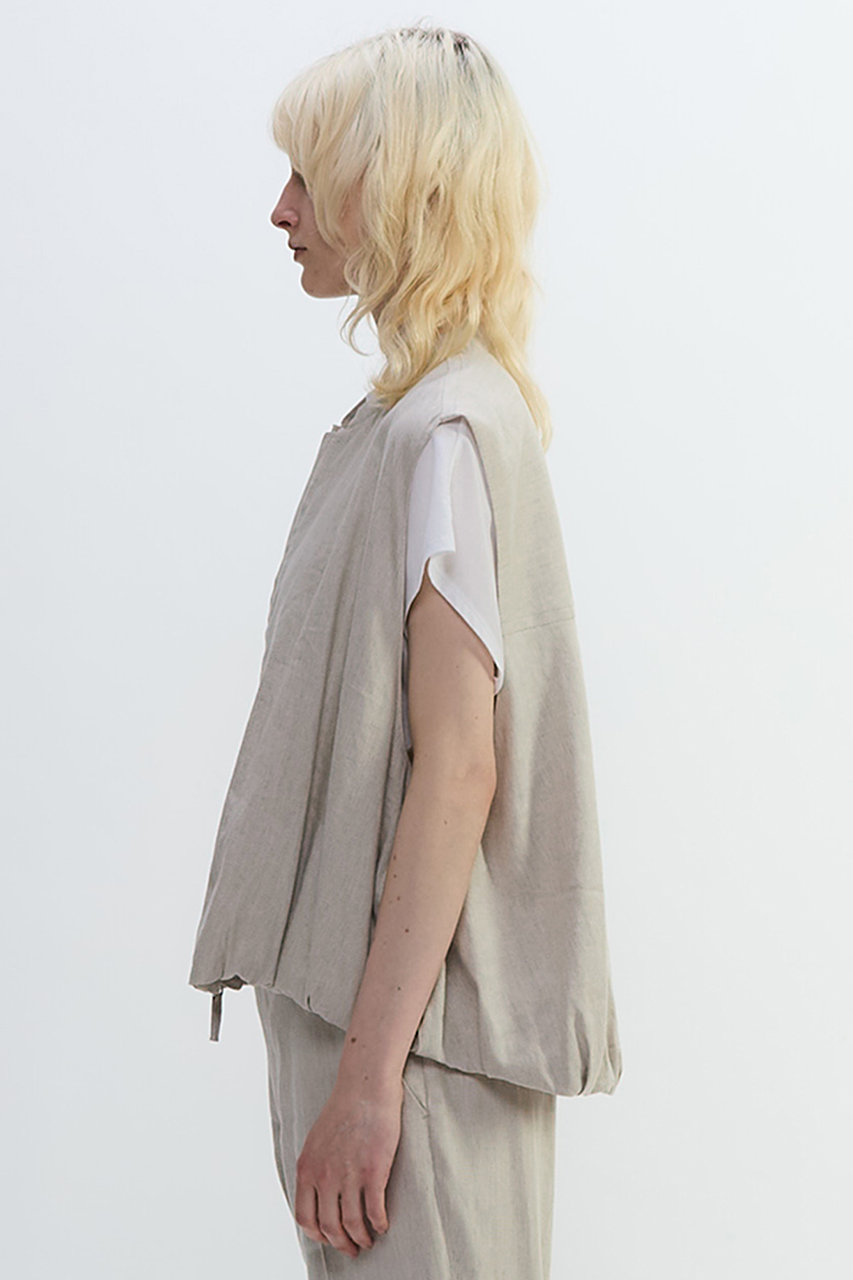 PLAIN PEOPLE(プレインピープル)｜リネンレーヨンストレッチブルゾン