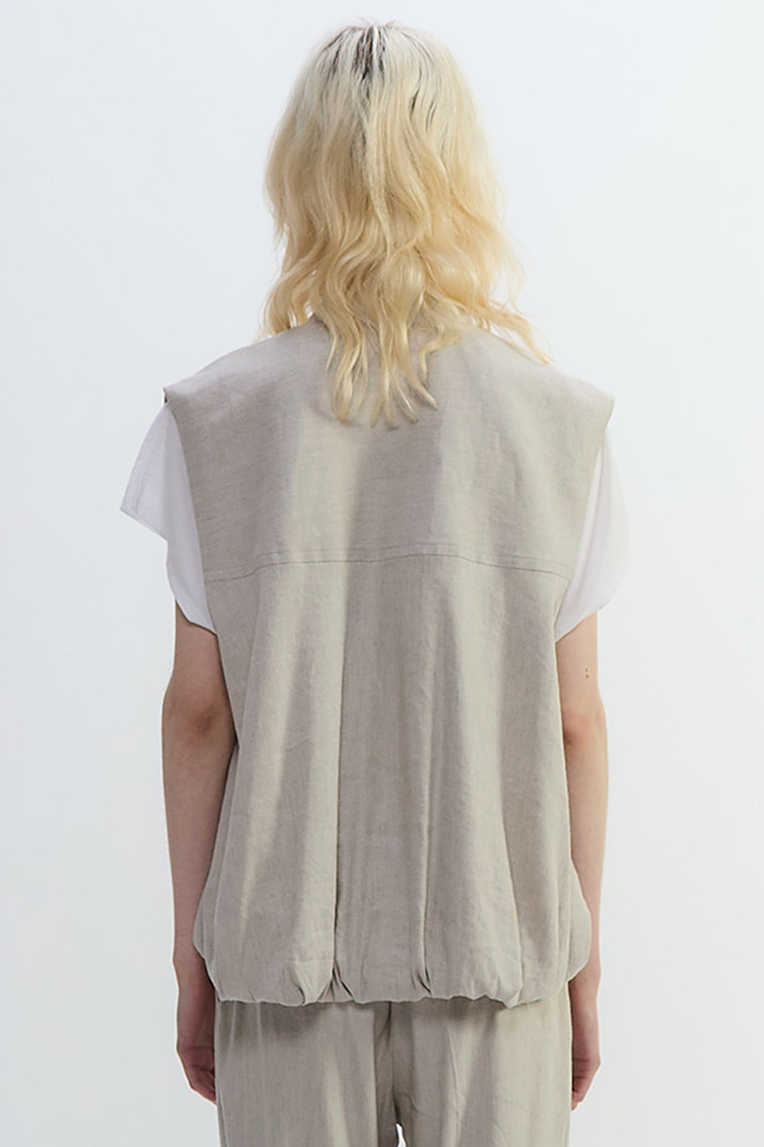 PLAIN PEOPLE(プレインピープル)｜リネンレーヨンストレッチブルゾン