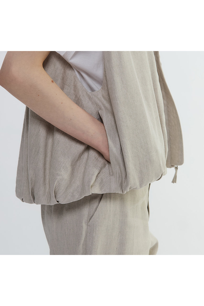 PLAIN PEOPLE(プレインピープル)｜リネンレーヨンストレッチブルゾン