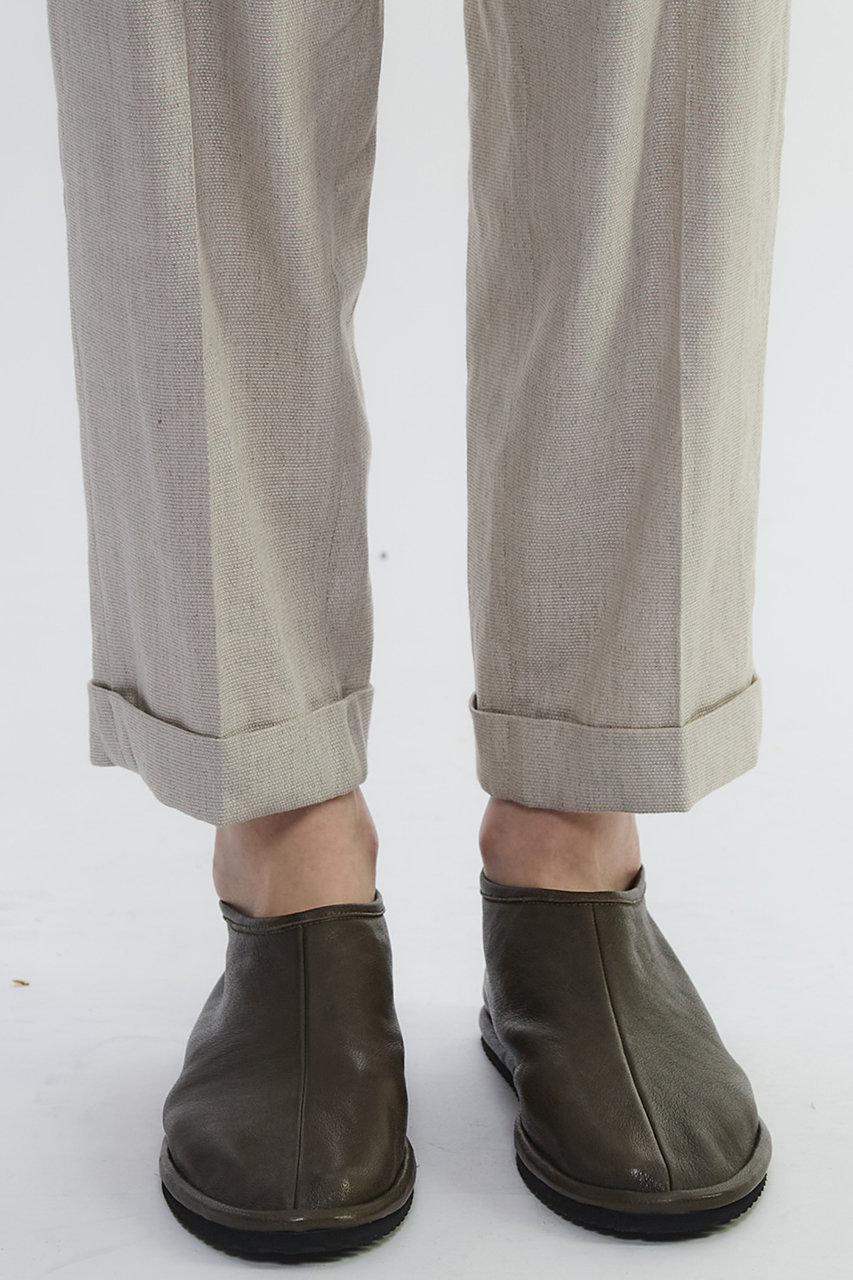 PLAIN PEOPLE(プレインピープル)｜リネンレーヨンストレッチテーパード