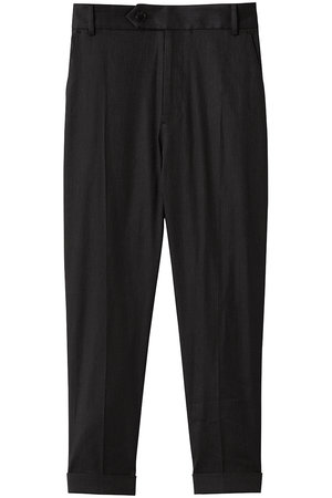 プレインピープル/PLAIN PEOPLEのリネンレーヨンストレッチテーパードパンツ(110600/110601)