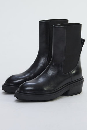 PLAINPEAPLE プレインピープル　レザーショートブーツ 37 別注レザーショートブーツ 37 PLAINPEAPLE プレインピープル