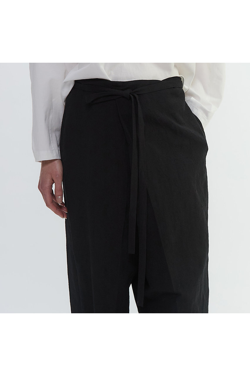 【美品】プレインピープル　濃紺　リネン／レーヨン　パンツ4 美品】プレインピープル 濃紺 リネン／レーヨン パンツ4 - メルカリ