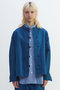 デニムバンドカラーブルゾン プレインピープル/PLAIN PEOPLE ブルー