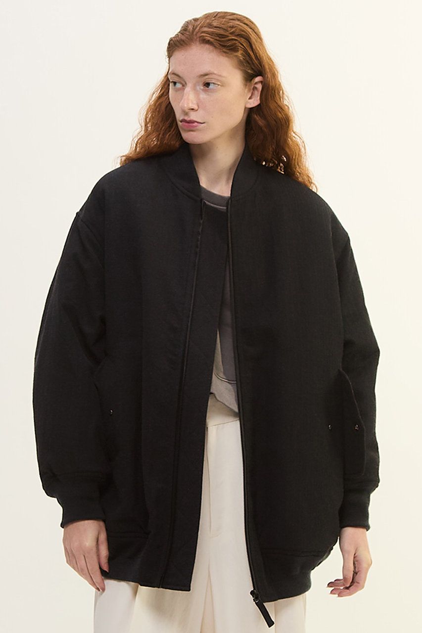 PLAIN PEOPLE(プレインピープル)｜ウールリネンヘリンボンMA-1型