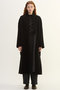 カシミヤフリースコート プレインピープル/PLAIN PEOPLE ブラック