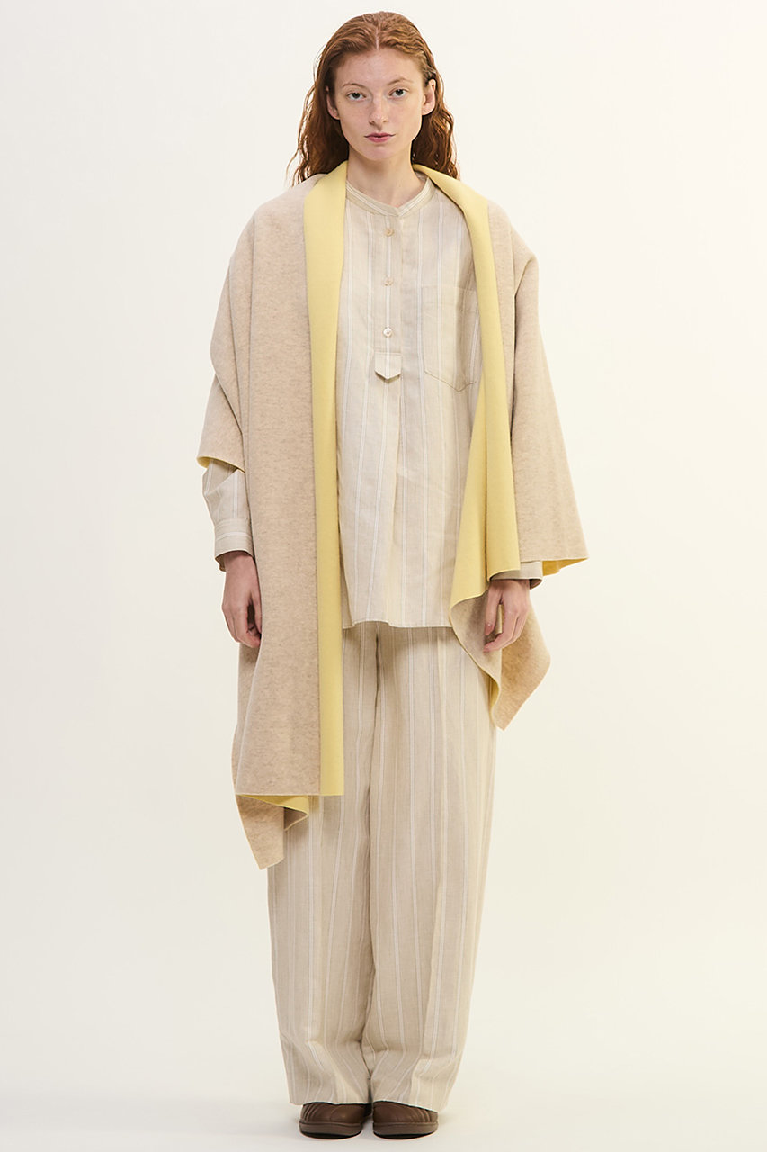 PLAIN PEOPLE カシミヤフリース片袖ストール (ライトベージュ, F) プレインピープル ELLE SHOP PLAIN PEOPLE カシミヤフリース片袖ストール (ライトベージュ, F) プレインピープル ELLE SHOP