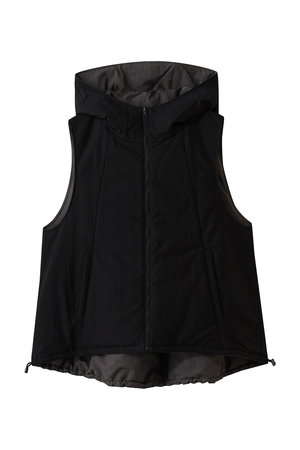 プレインピープル/PLAIN PEOPLEのスーピマナイロンタイプライターパディングショートベスト(リバーシブル)(110800/110806)