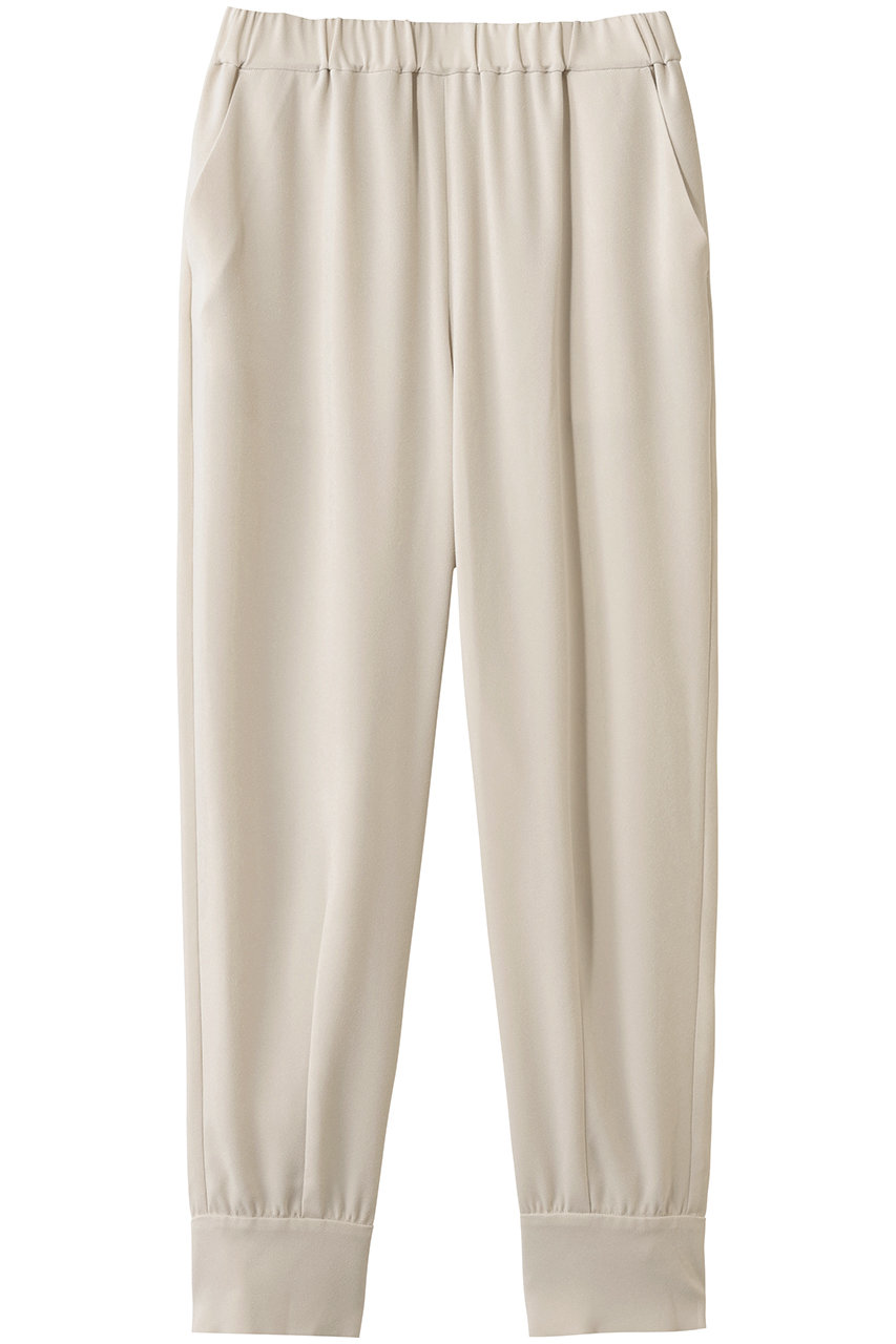 プレインピープル/PLAIN PEOPLEのバックサテンジョーゼットジョガーパンツ(ライトベージュ/A1561FP 004)