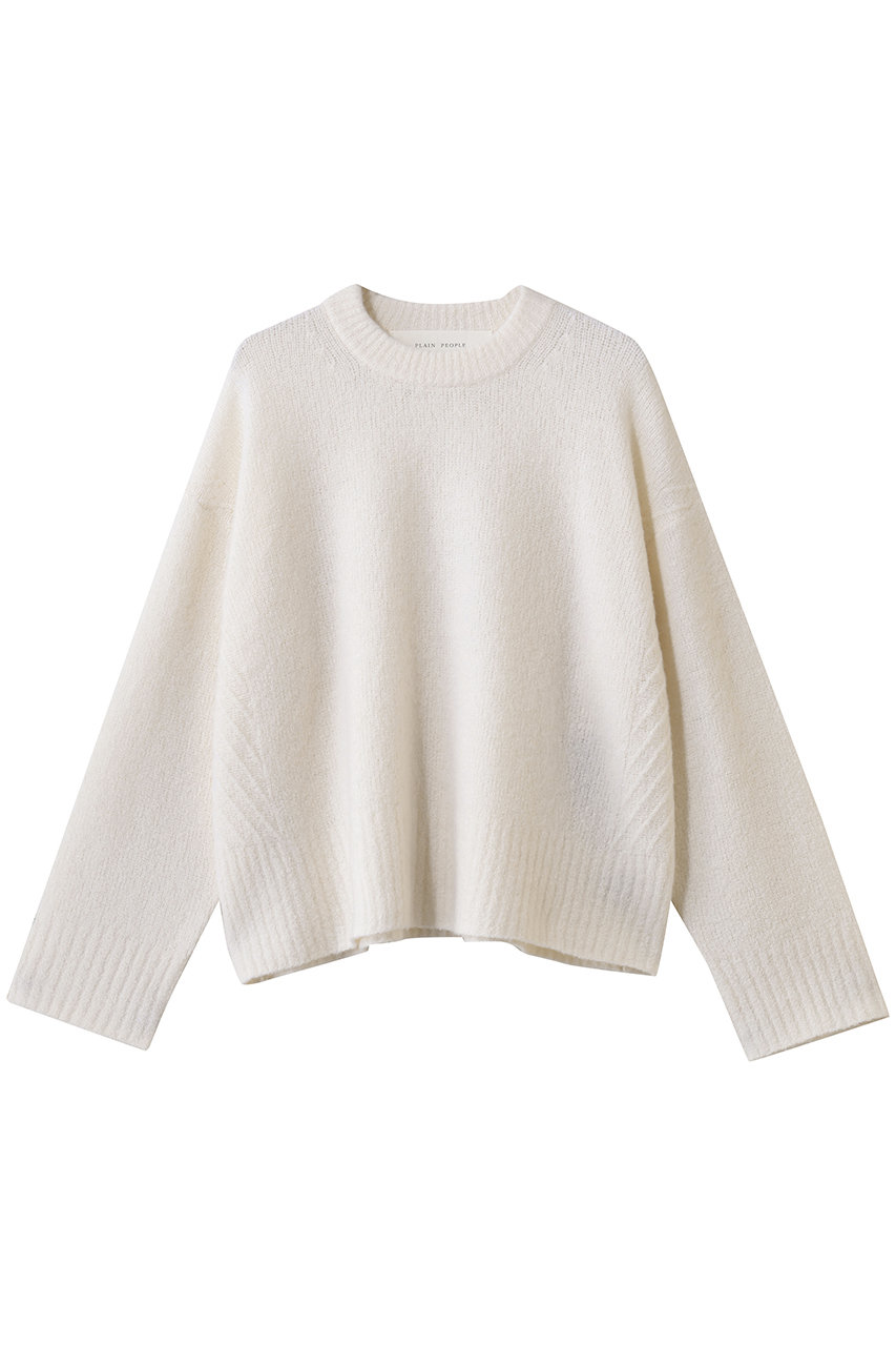 カシミヤミックスニットプルオーバー