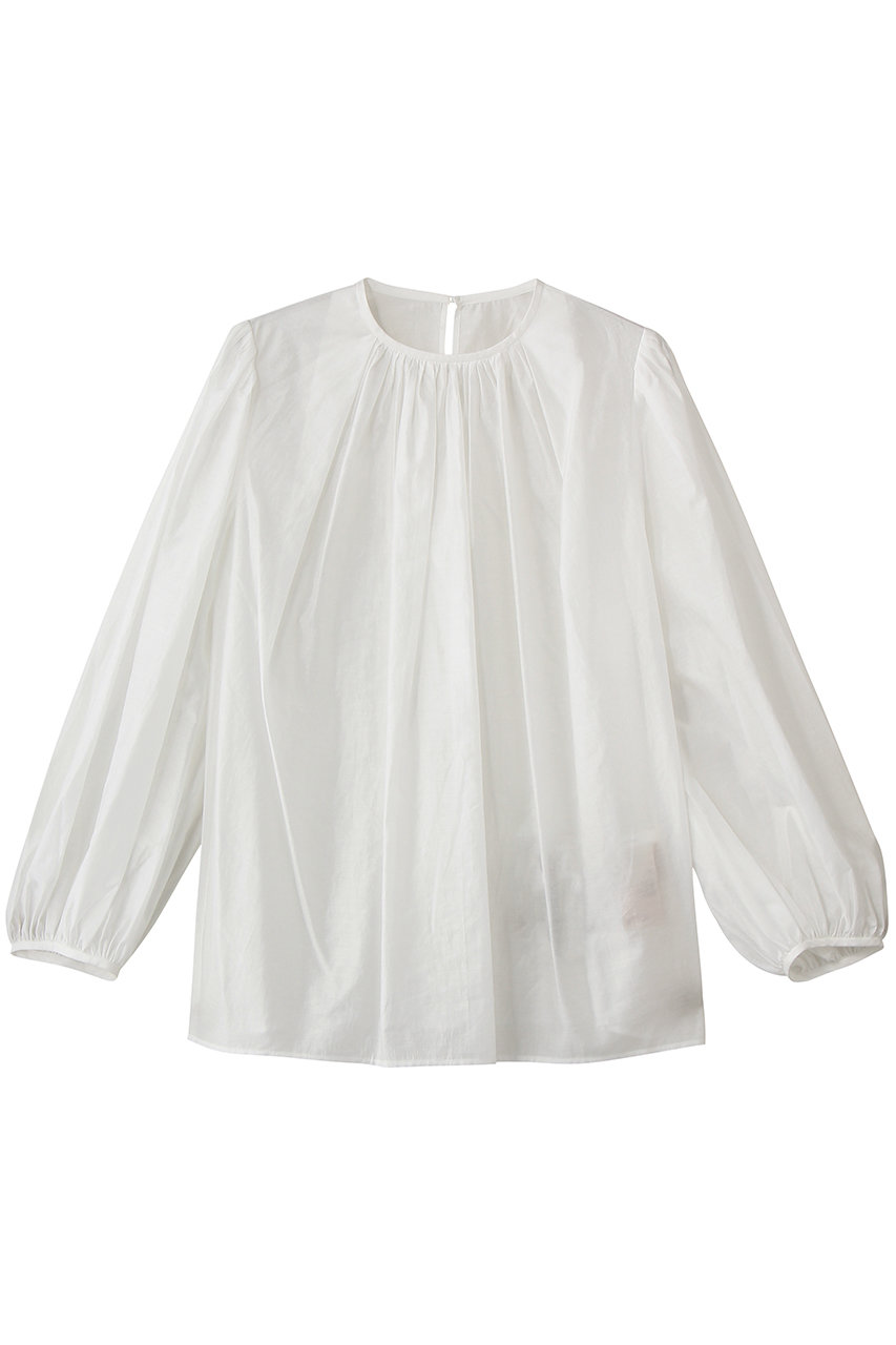 プレインピープル/PLAIN PEOPLEのドレープスリーブシャツ(ホワイト/A1561FB 210)