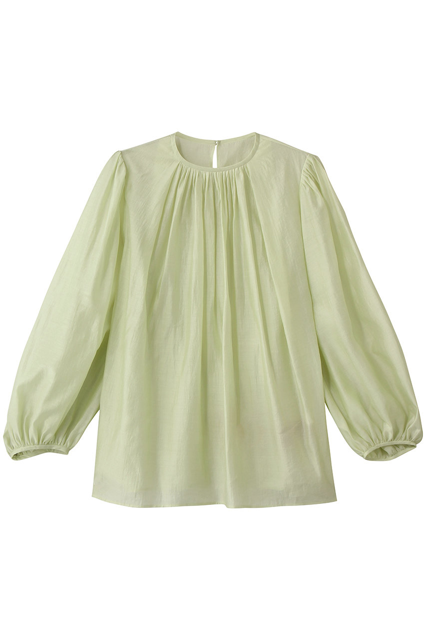 プレインピープル/PLAIN PEOPLEのドレープスリーブシャツ(イエロー/A1561FB 210)