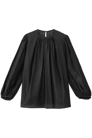 プレインピープル/PLAIN PEOPLEのドレープスリーブシャツ(110400/110403)