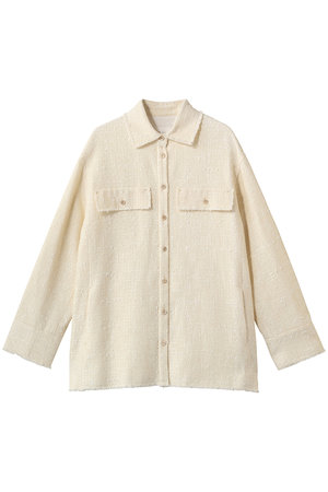 プレインピープル/PLAIN PEOPLEのツイードシャツジャケット(110800/110801)