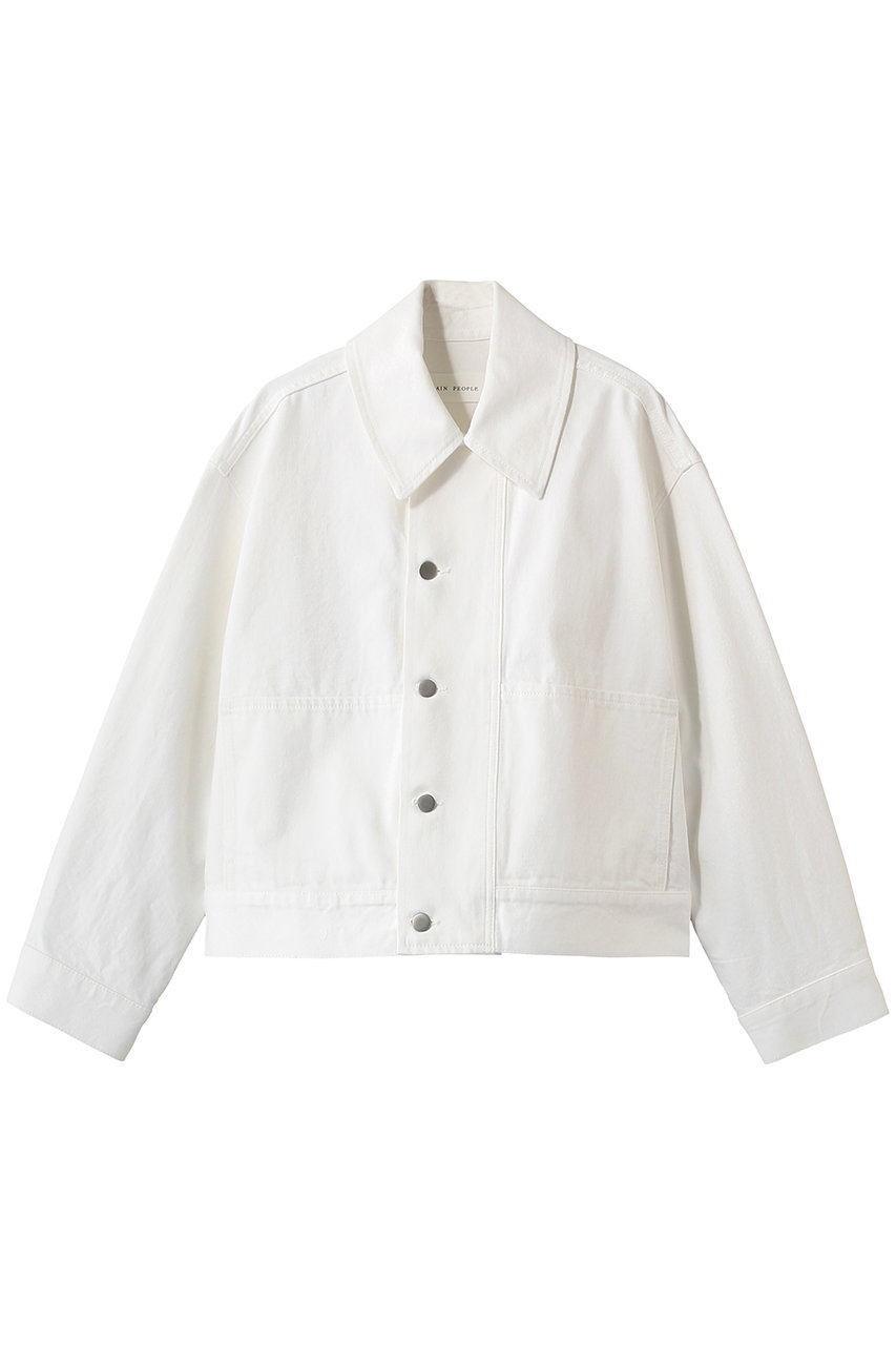 プレインピープル/PLAIN PEOPLEのコットンデニムジャケット(ホワイト/A1561FJ 203)