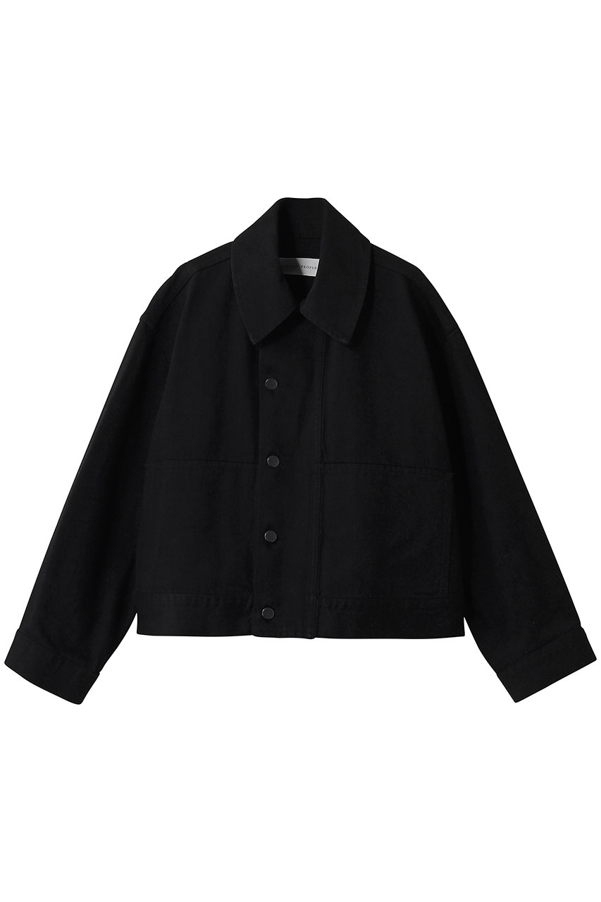 プレインピープル/PLAIN PEOPLEのコットンデニムジャケット(ブラック/A1561FJ 203)