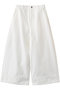 コットンワイドパンツ プレインピープル/PLAIN PEOPLE ホワイト