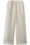 ストライプストレートパンツ プレインピープル/PLAIN PEOPLE ベージュ