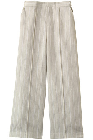 プレインピープル/PLAIN PEOPLEのストライプストレートパンツ(110600/110601)