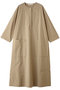 オーガニックコットンクレボンバンドカラーシャツドレス プレインピープル/PLAIN PEOPLE ベージュ