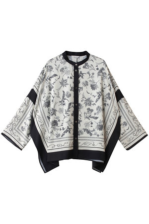 プレインピープル/PLAIN PEOPLEのパネルプリントブラウス(110400/110403)