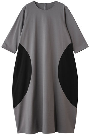 プレインピープル/PLAIN PEOPLEのオーガニックヘビージャージードッキングコクーンドレス(110500/110503)