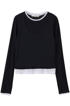 プレインピープル/PLAIN PEOPLEのシアーハイツイストフライスレイヤードトップス(110100/110103)