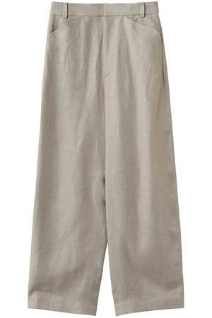 プレインピープル/PLAIN PEOPLEのリネンオックスカーブパンツ(110600/110601)