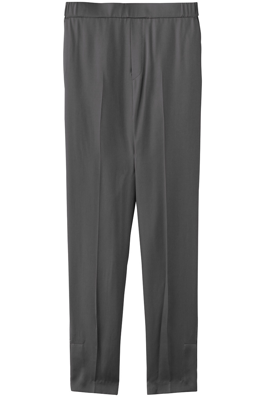 プレインピープル/PLAIN PEOPLEのキュプラサテンストレートパンツ(グレー/A1561FP 307)