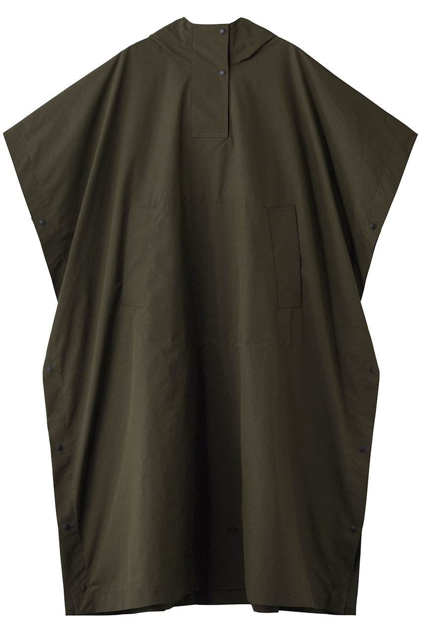 プレインピープル/PLAIN PEOPLEのポリエステルウォータープルーフポンチョ(カーキ/A1561FJ 611)