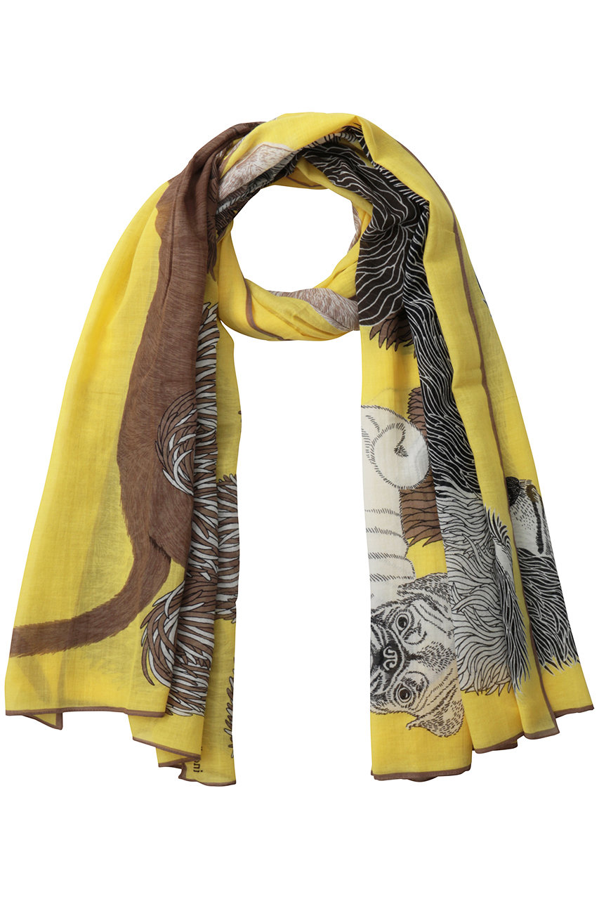 プレインピープル/PLAIN PEOPLEの【INOUI EDITIONS】ストール(イエロー/A1562PSE811)