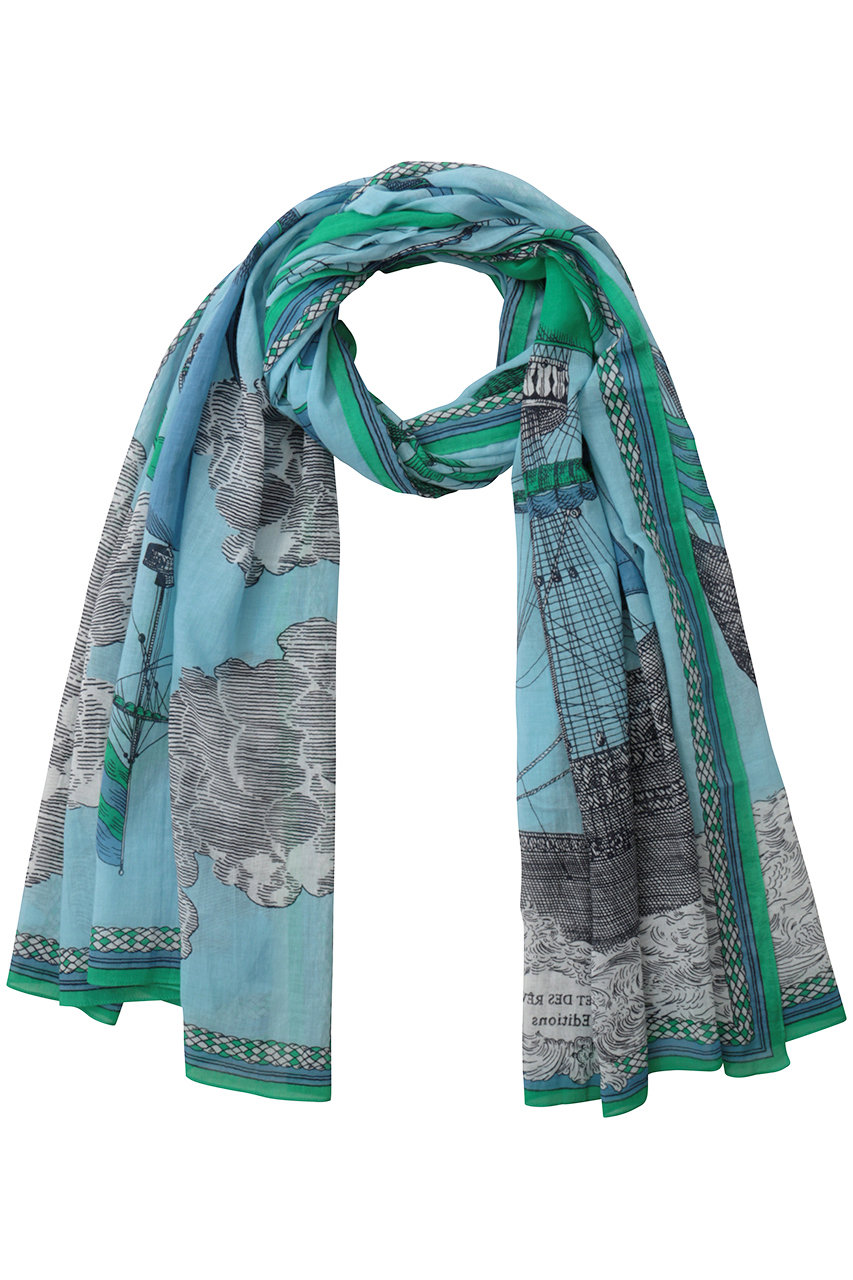 プレインピープル/PLAIN PEOPLEの【INOUI EDITIONS】ストール(グリーン/A1562PSE812)