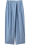 タイプライターワイドパンツ プレインピープル/PLAIN PEOPLE ブルー