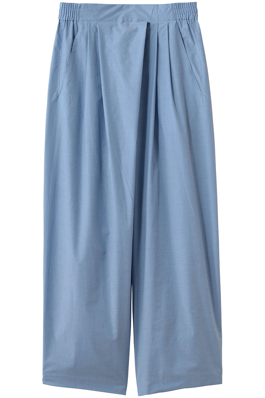 プレインピープル/PLAIN PEOPLEのタイプライターワイドパンツ(ブルー/A1561FP 609)