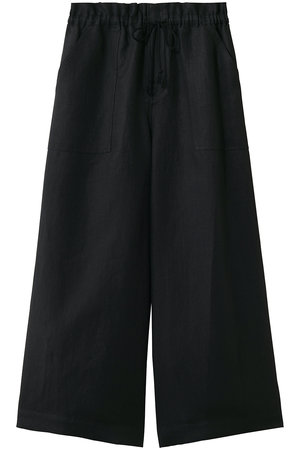 プレインピープル/PLAIN PEOPLEの高密度ツイルジャパンリネンカーペンターパンツ(110600/110601)