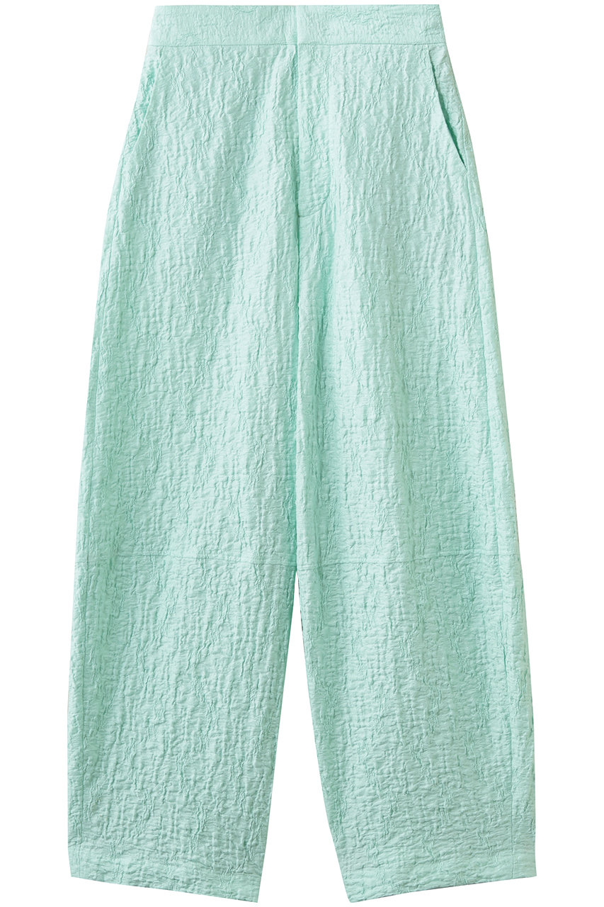 プレインピープル/PLAIN PEOPLEのラッセルジャカードカーブパンツ(ミント/A1561UP 407)