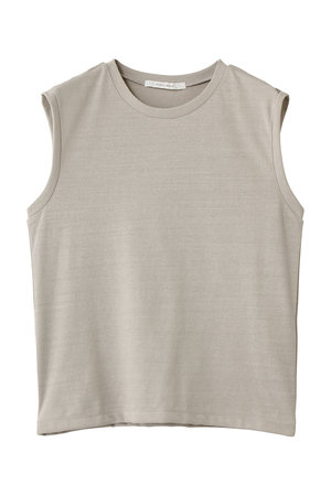 プレインピープル/PLAIN PEOPLEのムラ糸アーサー天竺/SUVIN ノースリーブ(110100/110101)