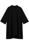 トリアセテートドライポンチモックネックトップ プレインピープル/PLAIN PEOPLE ブラック