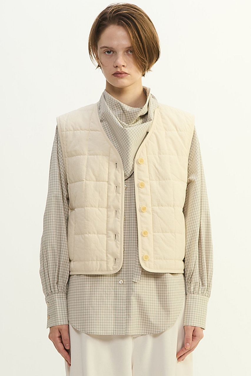 コットンキルティングべスト
