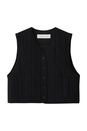 プレインピープル/PLAIN PEOPLEのコットンキルティングべスト(110800/110806)