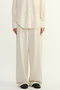 ソフト裏毛スウェットスラックスパンツ プレインピープル/PLAIN PEOPLE アイボリー